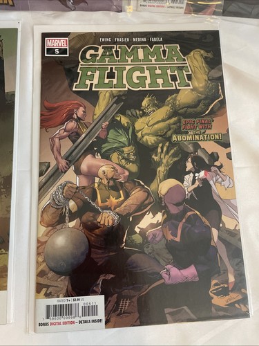 Gamma Flight #1-5 Full Complete Set 1st Print Marvel Comics - Picture 6 of 6