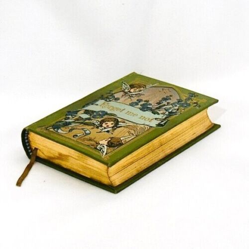Antique Daily Devotional "Forget Me Not" Book - 3.75" x 2.75" Wartburg (1910) - Picture 3 of 13