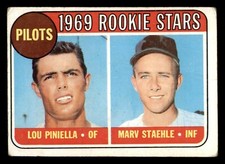 1969 Topps Baseball #394 Pilots Rookies VG