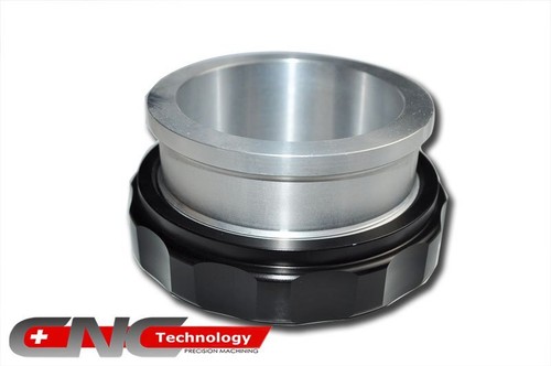 Alloy Tank Filler Neck Cap 2-1/2" ID Weld on Aluminium for Expansion Tank Blue - Bild 2 von 3