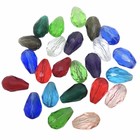 Facettierter Träne Tropfen Glas Kristallperlen, Farbe wählen 6x4 7x5 8x6 11x8 15x10