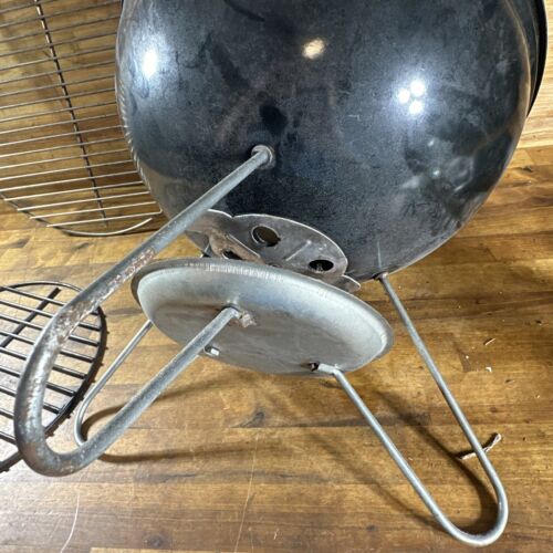 Vintage Weber Smokey Joe 10001 BBQ Kettle Camping Picnic Grill Smoker USA - Picture 13 of 14