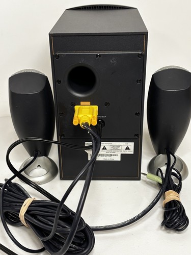 Dell A425 Zylux Multimedia Computer Speaker System with Powered Subwoofer Tested - Afbeelding 3 van 8