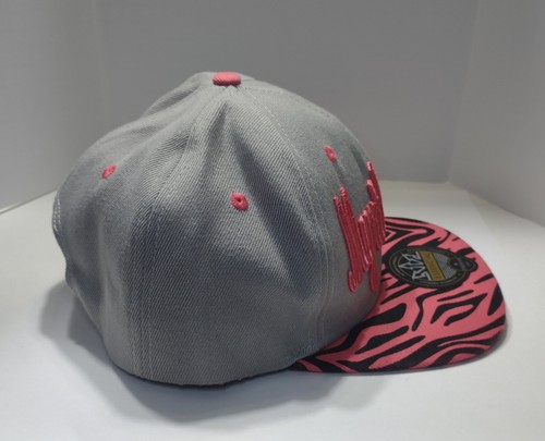 Cappello da baseball regolabile Myrtle Beach South Carolina grigio/rosa caldo nuovo senza etichette - Foto 6 di 9
