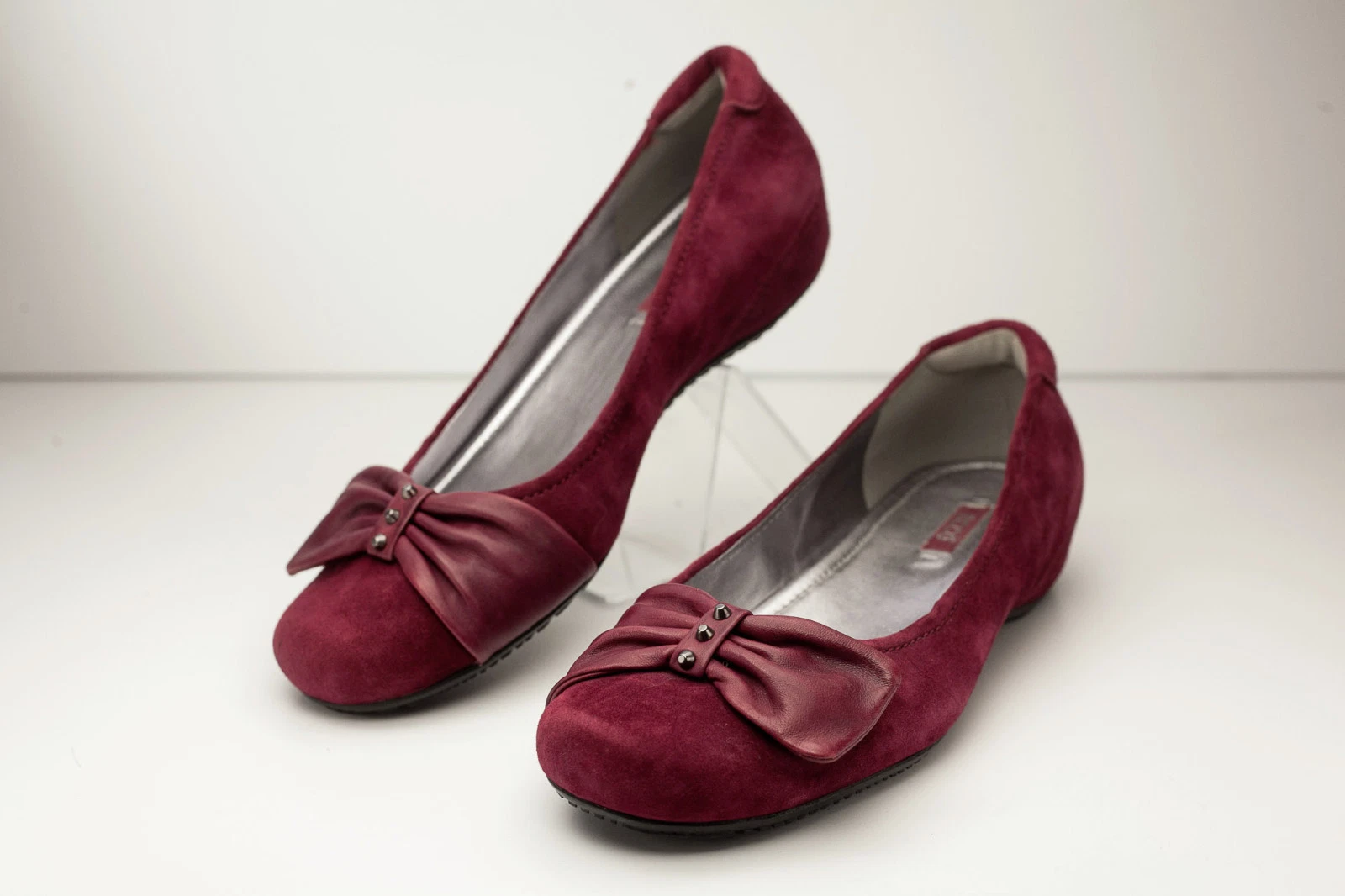 Scarpe donna basse rosse ECCO taglia 8 5 EU 39