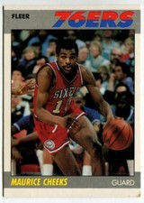 1987-88 Fleer #20 Maurice Cheeks Philadelphia 76ers
