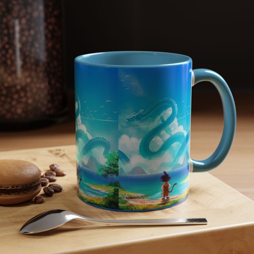 Whimsical Dragon Landscape Coffee Mug, Magical Mug, Fantasy Gift, Office Decor, - Picture 21 of 33