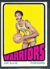 1972 Topps Basketball Set Break #14: JOE ELLIS Golden State Warriors ~ EX-MT