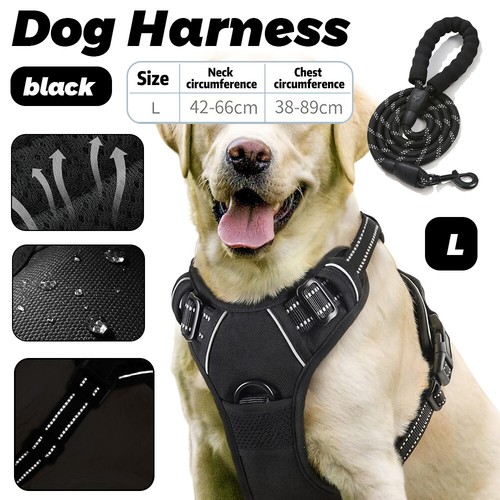 Dog Harness Vest Front Range Adjustable Outdoor Handle Puppy Pet S-XL - Picture 19 of 20