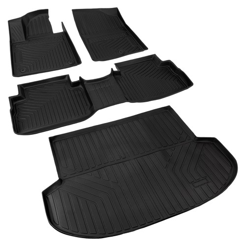 4X All Weather Floor Mats & Cargo Liner for 2021-2023 Hyundai Santa Fe 5 Seat - Picture 1 of 15