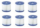 BESTWAY COLEMAN POOL VII FILTER 530 PUMP REPLACEMENT CARTRIDGE 6 PACK 58283E