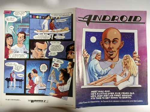 Android (1982) DVD and + 1982 Original Movie Program Comic - Picture 7 of 7