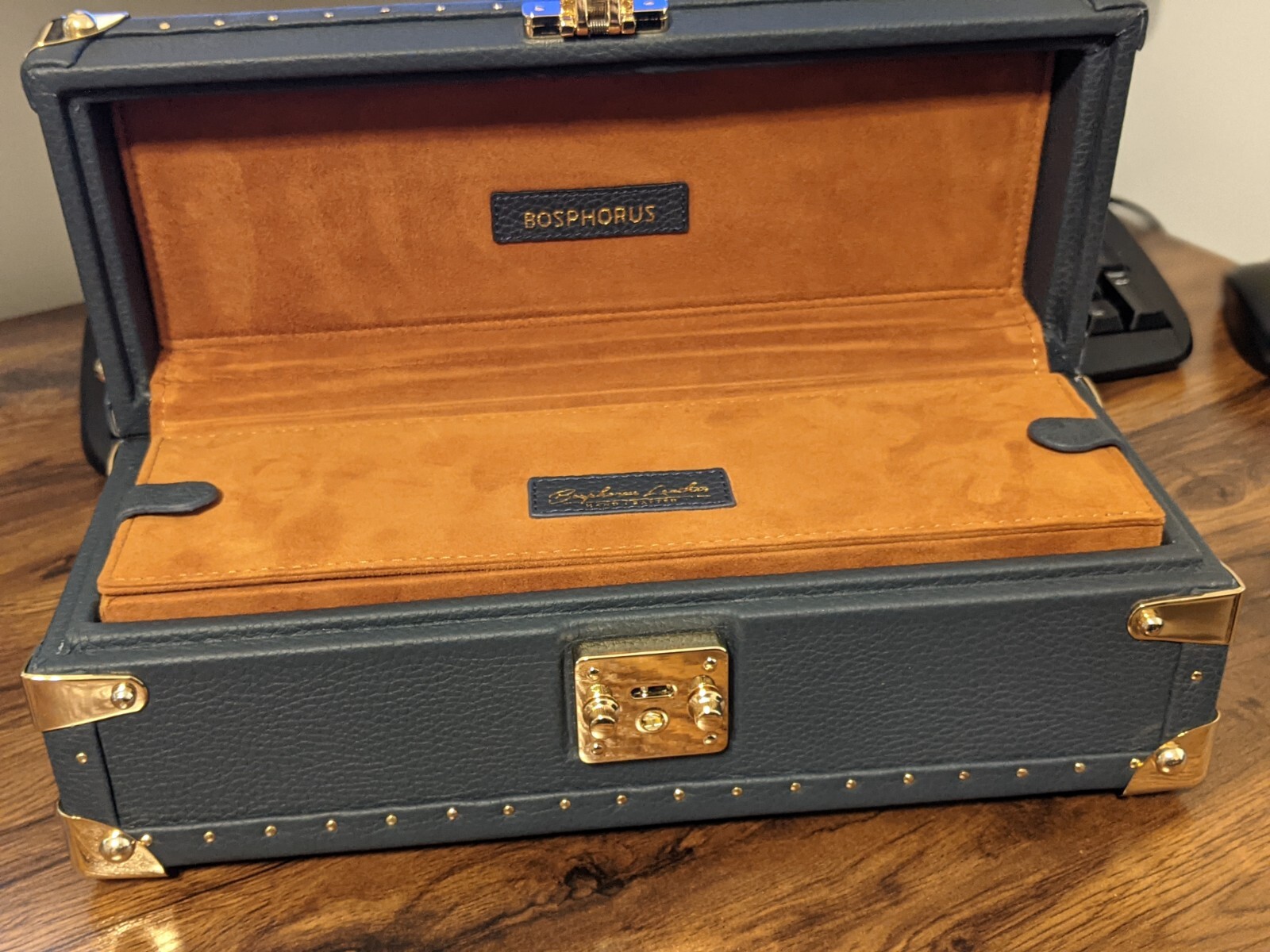 Bosphorus Leather Petra Watch Case for 4 Watches Brand New! 50 off