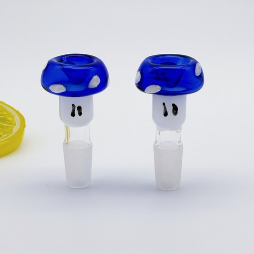 Ciotola per funghi maschi 14 mm ciotola per fumare vetro per tabacco spesso ciotola scorrevole tubo dell'acqua - Foto 7 di 11
