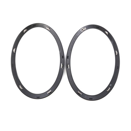 L + R Scheinwerfer Abdeckung Zierring Schwarz für MINI Cooper S F55 F56 F57 - Bild 7 von 9
