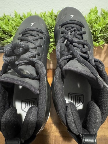 Nike Air Jordan Derek Jeter Vital Black Baseball Cleats 317086-001 Men’s Size 11 - Picture 11 of 12