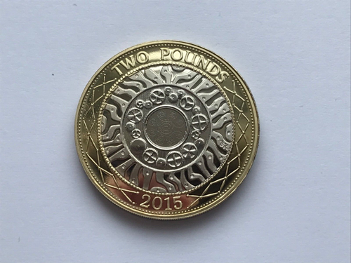 Simply Coins~ 2015 PROOF TWO 2 POUND TECHNOLOGY COIN - Picture 3 of 5