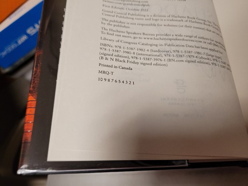 Long Shadows by David Baldacci (2022, Hardcover) SIGNED 1st/1st Flat Signed - Picture 3 of 3