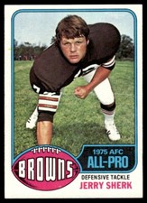 1976 Topps Football Jerry Sherk Cleveland Browns #60
