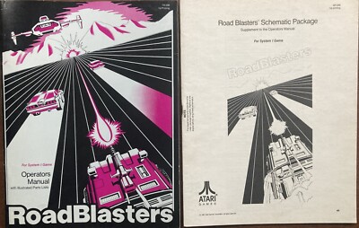 Road Blasters Arcade Game Manual and Schematic Package