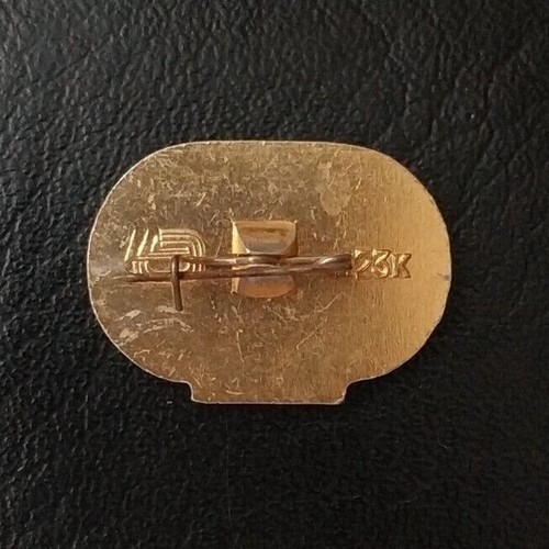 1980 Running XXII Olympic Games Moscow Soviet Pin Badge Sport IAAF Athletic USSR - Picture 2 of 2