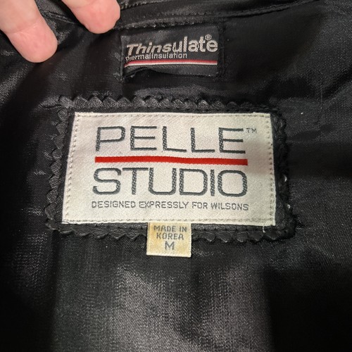 Vintage Pelle Studio Lederjacke Damen Full Zip Thinsulate Knielang Mantel Gr. M - Bild 10 von 20