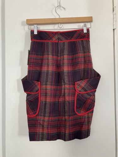 Anthropologie Plaid Skirt Size 0 New With Tags - Picture 4 of 4