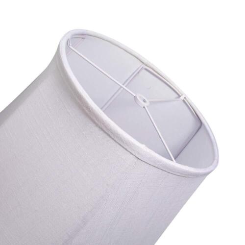 Double White Lamp Shade Set Of 2 Large Drum Lampshade For Floor Light And Table - Picture 6 of 9