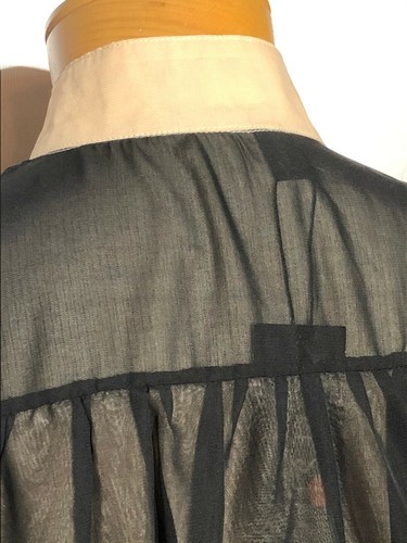 Neu mit Etikett ~ Gesicht/Gesicht Damenmode ~ transparent doppellagig/zweifarbig beige & schwarz ~ L - Bild 5 von 8