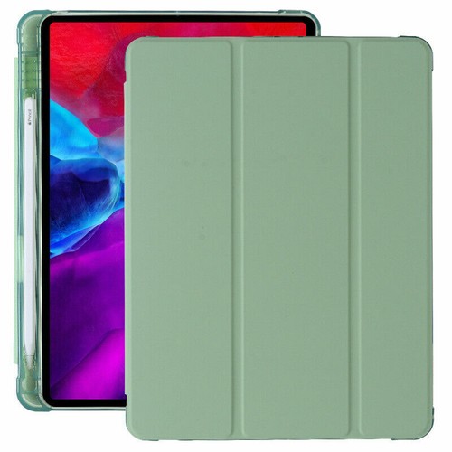 PU Smart Cover Case For iPad 10.2 8th 7th 10.9 Air 4 6th 9.7 With Pencil Holder - Picture 16 of 20