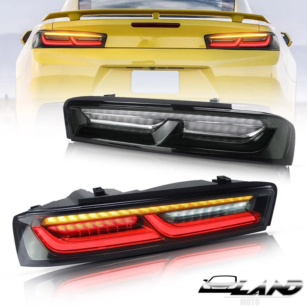 VLAND LED Tail Lights For 2016 2018 Chevy Camaro w Sequential