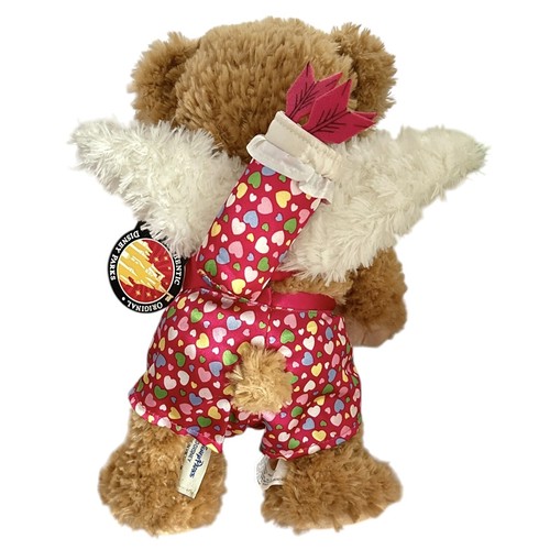 Disney Parks Duffy Bear Be My Valentine Cupid Hidden Mickey 12" Plush Beige - Picture 4 of 6