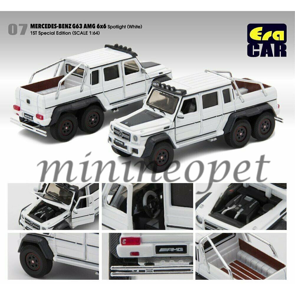 RLC 1/64 メルセデスAMG G63 6×6 モーターへリックス エラカー ERA CAR MB196X6RF07 MERCEDES BENZ G63 AMG 6x6 PICK UP TRUCK