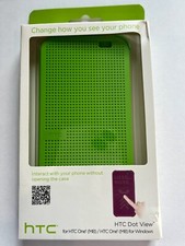Funda HTC ONE M8 Dot View - ¡Interactúa con tu teléfono sin abrir la funda! NUEVO