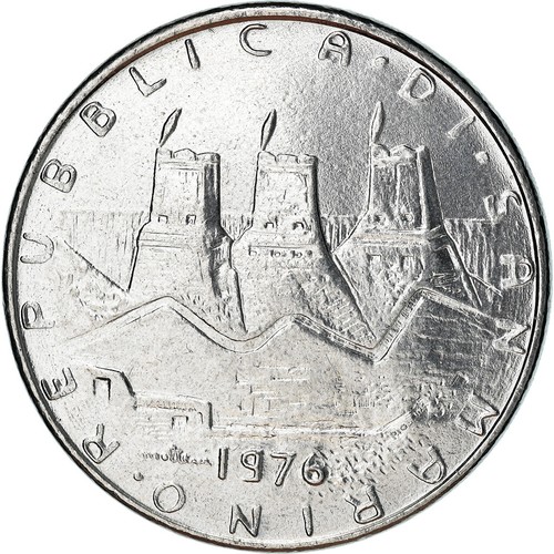 [#839933] Monnaie, San Marino, 100 Lire, 1976, Rome, TTB+, Steel, KM:57 - Afbeelding 1 van 2