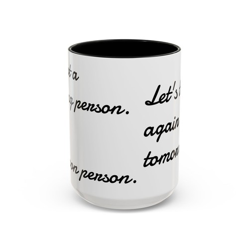 Taza de café motivacional - Volvamos a intentarlo mañana - Inspiración diaria perfecta - Imagen 16 de 60