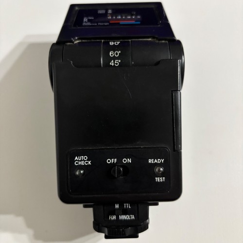 Flash vintage Achiever dedicato a tiristore DZ260 per fotocamera Minolta testato - Foto 4 di 6