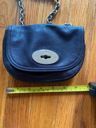 Mulberry Belt Bag Small Mini Black Chain Crossbody 100% Authentic - Picture 7 of 8