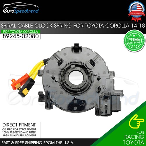 Clock Spring for Toyota Corolla 2014 2015 2016 2017 2018 Spiral Cable 8924502080 - Picture 4 of 7