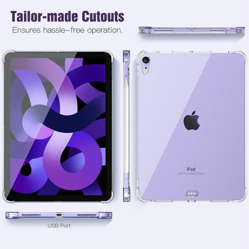 Clear TPU Back Shockproof Case Cover For iPad 2th 3th 4th 5th 6th Gen 9.7" Mini6 - Picture 4 of 21