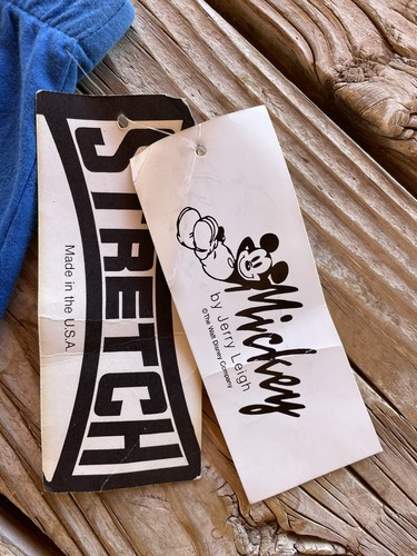 Vintage LA Wear Mickey Mouse Rock Jerry Leigh Größe Medium blau Y2K Disney - Bild 4 von 8