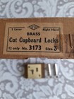 Colson 2 lever right hand brass cut cupboard lock no 3173 size 3
