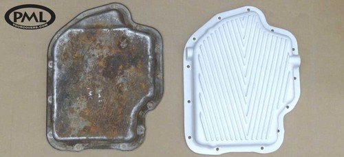 GM Turbo 400 Cast Aluminum Transmission Pan STOCK CAPACITY - Chevy GMC Corvette - Foto 6 di 9