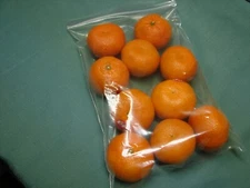 100 8 x 12 VENTED 2 MIL Produce Zip lock Top Seal Clear Bags USDA - FDA  ..