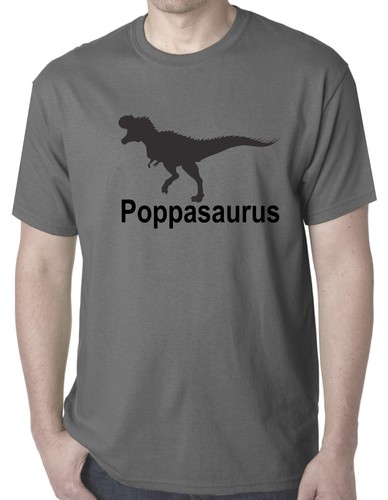 Funny T-Shirts t shirt Poppasaurus dinosaur dad father tee Father's day t shirt - Picture 12 of 17