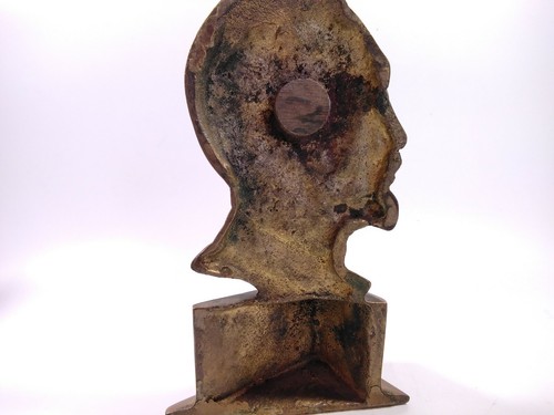 Busto antiguo soviético de Félix Dzerzhinsky. Latón. Original. Años 60 - Imagen 6 de 12