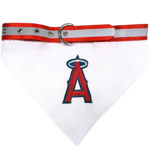 Pets First MLB White Dog Bandana with Adjustable Collar & MLB Team Logo - Picture 10 of 38
