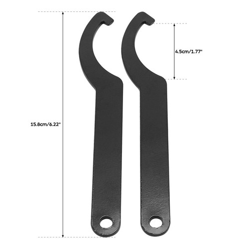 2PCS Shock Absorber Spanner Wrench Universal Adjust Tool for Motorcycle ATV UTV - Picture 3 of 15