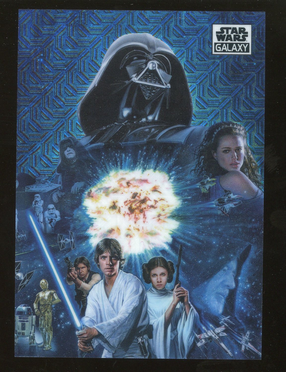 2021 Topps Star Wars Galaxy Chrome MOJO Refractor 48 Empire and Rebellion #29/50