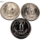 1955+1955-D+1955 PF Washington Quarter Lot ~ Gem BU+PROOF ~ 3 Coin Set